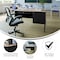 Flash Furniture 30 in D X White Oak, 47.75 in W X GC-M-BLK-173-WHTOAK-GG - alternate 4